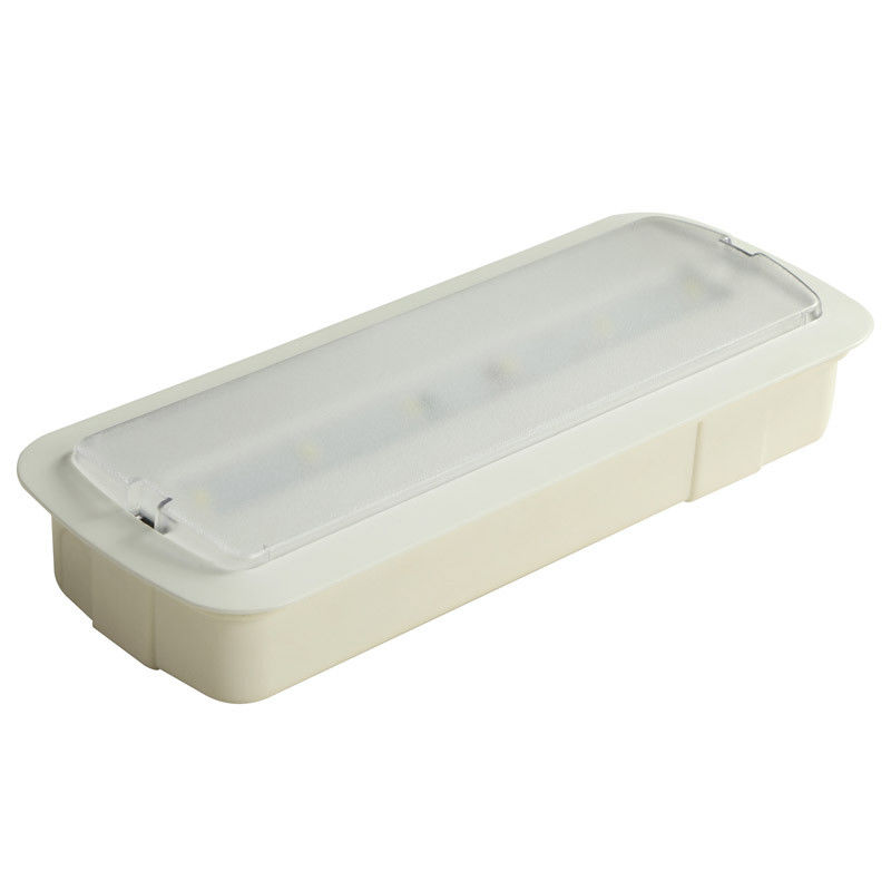 Luz de emergencia recargable de 110V 220V con respaldo de batería y autocomprobación L116M-C