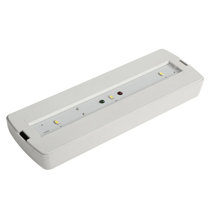 Luz de emergencia recargable de 110V 220V con respaldo de batería y autocomprobación L116M-C