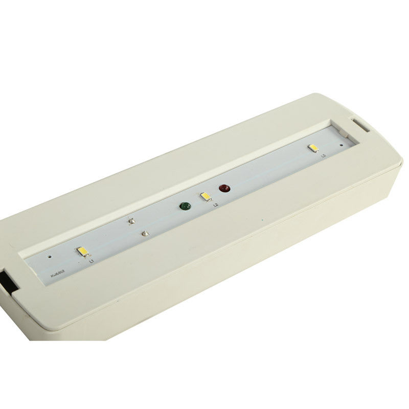 Luz de emergencia recargable de 110V 220V con respaldo de batería y autocomprobación L116M-C