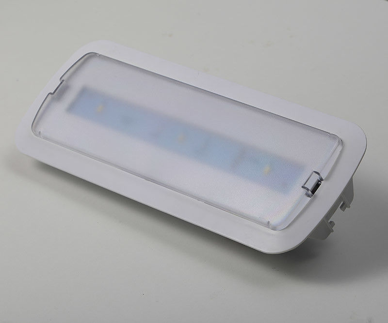 Luz de emergencia empotrada comercial de 120LM para techo con respaldo de batería IP20 LED SMD 5730 recargable L116N-B