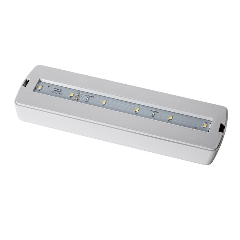 Luz de emergencia empotrada en techo LED comercial de 200 lúmenes con funcionamiento a batería y respaldo de batería 6 piezas SMD 5730 L116N-B1
