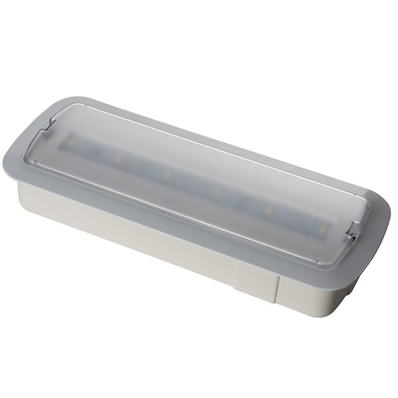 Luz de emergencia LED empotrada en pared L116M-C1 de 3 horas recargable con autocomprobación y batería de respaldo