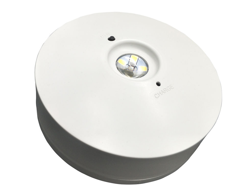 IP20 SMD LED redonda luz de emergencia recargable con batería de respaldo 3 horas de operación L114N