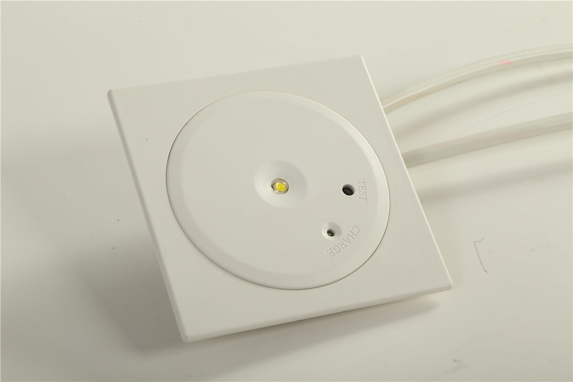 Lámpara de emergencia de incendio con LED blanco SMD de 1 Watt y batería Ni-Cd