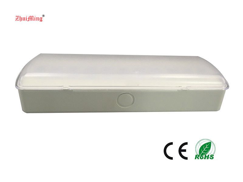 Luz de emergencia recargable con batería, aprobada por CE, con respaldo de batería, resistencia al fuego, ABS L119N-A