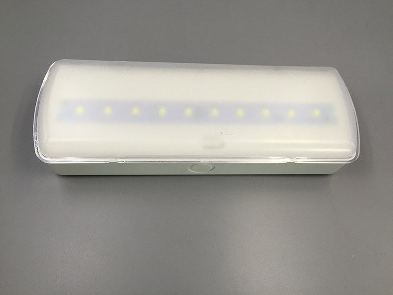 Luz de emergencia recargable con batería, aprobada por CE, con respaldo de batería, resistencia al fuego, ABS L119N-A