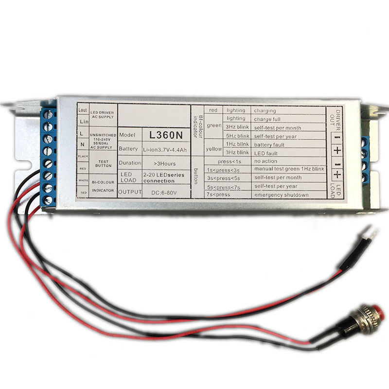 Kit de conversión LED de emergencia de 110-220V y 3-4 vatios, aprobado por CE, con función de autocomprobación