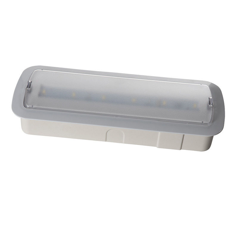 Luz LED de emergencia recargable empotrada en pared con batería de respaldo IP20 SMD 5730 L116M-C