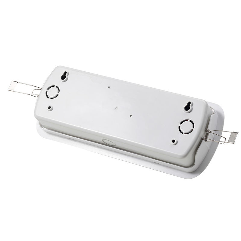 Luz de emergencia LED empotrada en techo IP20 comercial con batería de respaldo SMD 5730 10 unidades L119N-B