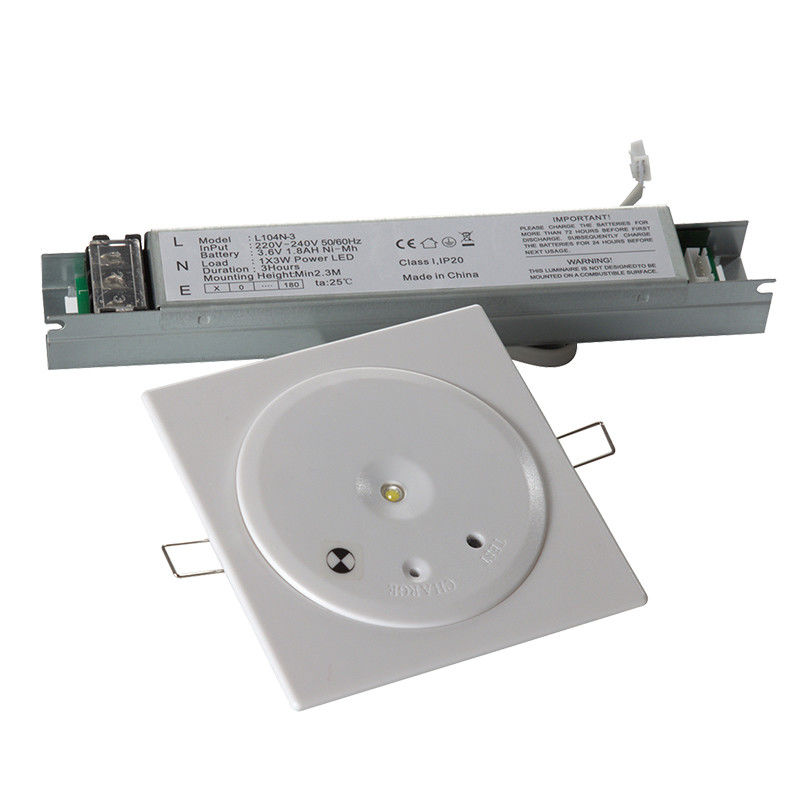 Luz de emergencia LED IP20 1W SMD Ni-Cd Batería 3 horas EL104N-1