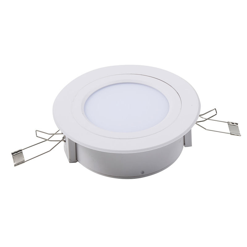 Luz de emergencia empotrada LED de techo de 3W, carcasa ABS, 60Hz, 5 piezas SMD, batería Ni-Cd L128N