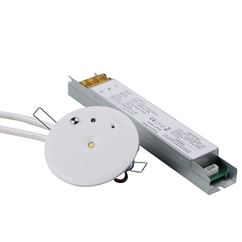 Luz de emergencia LED de techo comercial retroactivo al fuego con batería de respaldo 3 horas de funcionamiento No mantenido