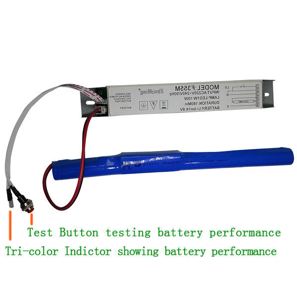 Fuente de alimentación de emergencia LED a batería de Li-Ion 1-10W Luces LED Peso ligero F355M