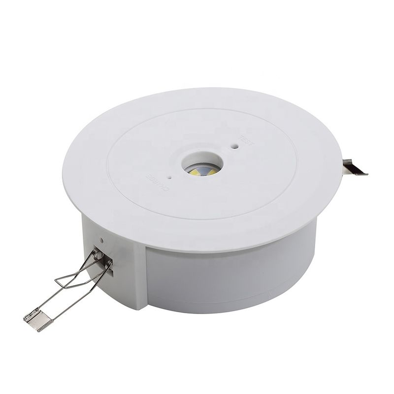 3 años de garantía Luz de emergencia LED de techo encasillado con batería de respaldo ABS Casing IP20 L114MN-B