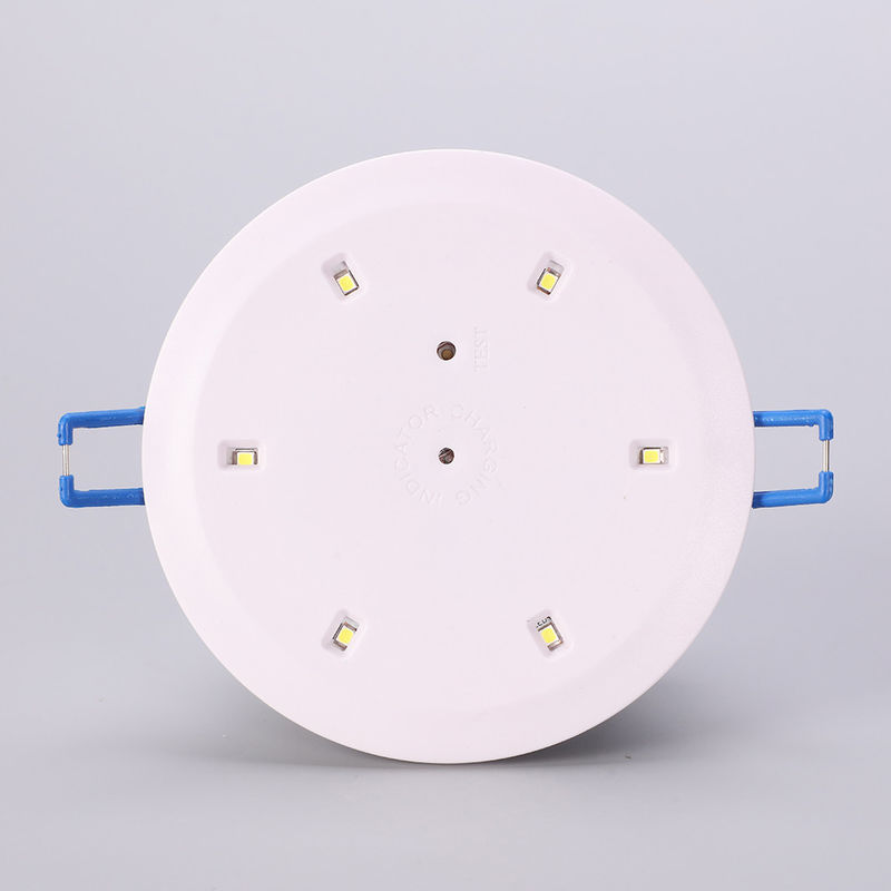 Luz de emergencia empotrada LED con respaldo de batería 1.5W 120LM Carcasa ABS Garantía de 3 años L117N