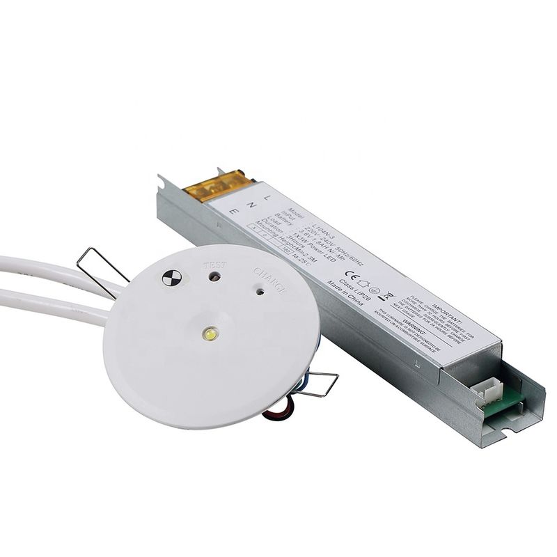 Luz de emergencia LED empotrada comercial IP20 de 3W no mantenida con respaldo de batería L104N-3