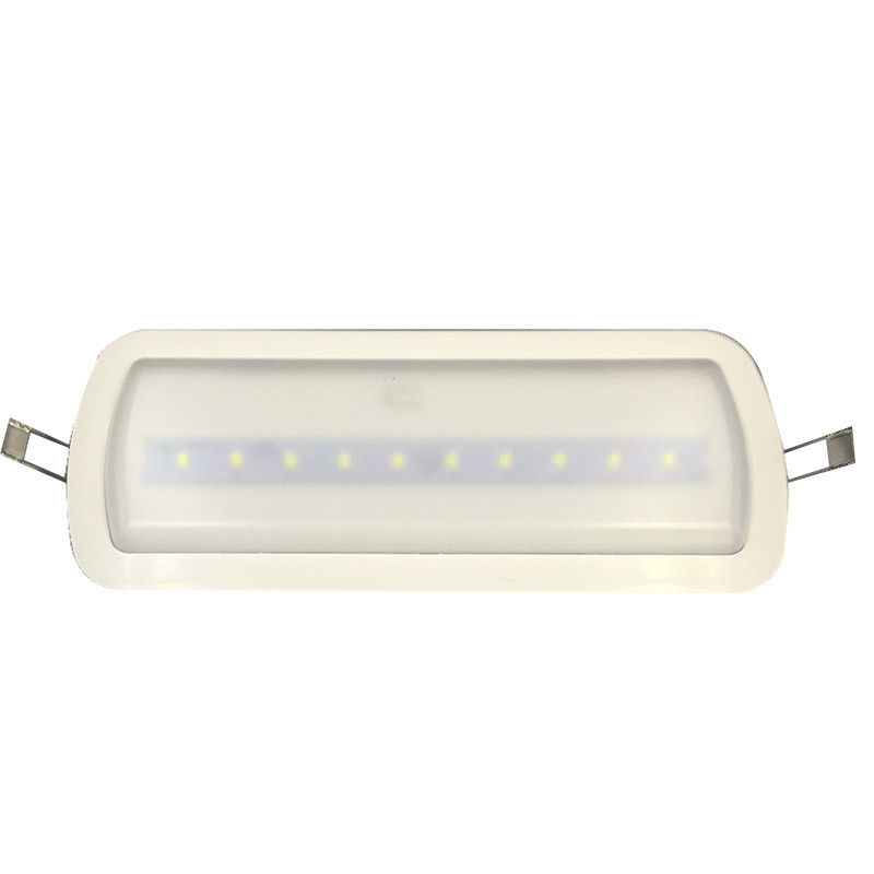 Luz de emergencia ABS ignífuga para techo, funciona con batería de iones de litio, 3 horas de autonomía, L119N-B