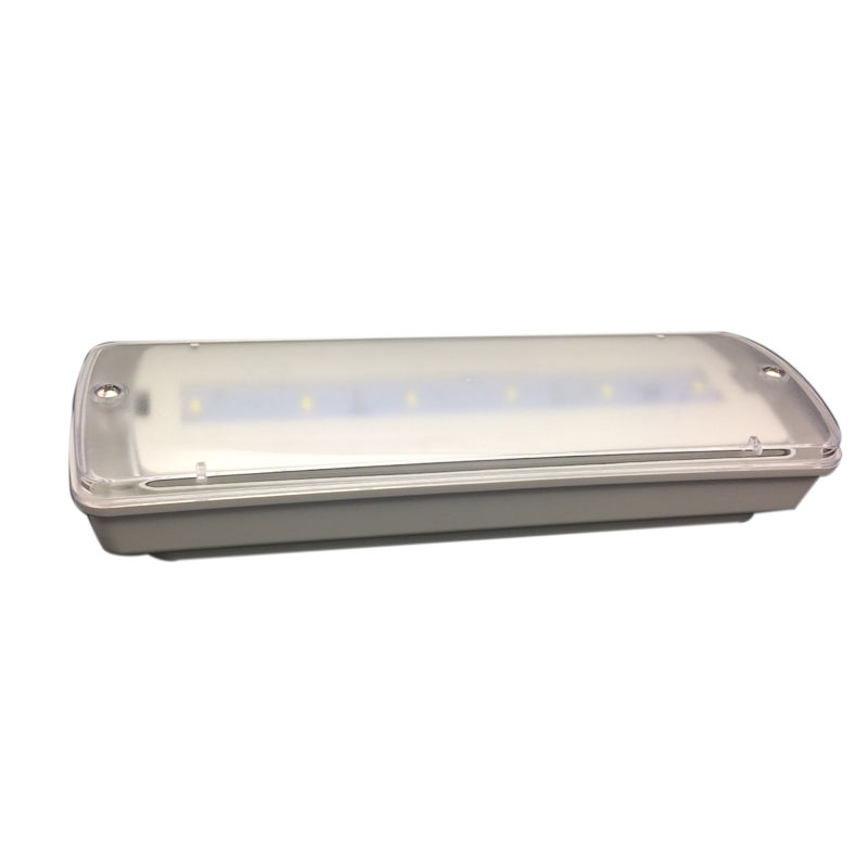 Luz de emergencia LED de 3W IP65 a prueba de agua Ubicación húmeda al aire libre con batería SMD 5730 L116N-D
