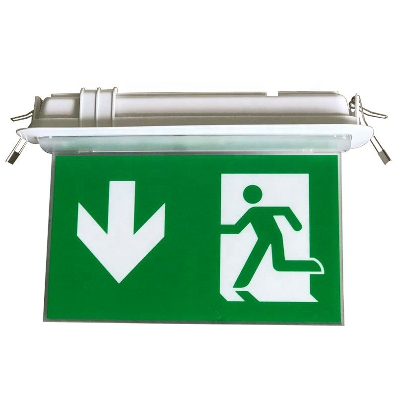 Luz de emergencia LED de techo encasillado 3 años de garantía 6 piezas 5730 SMD ABS Casing L116M-E