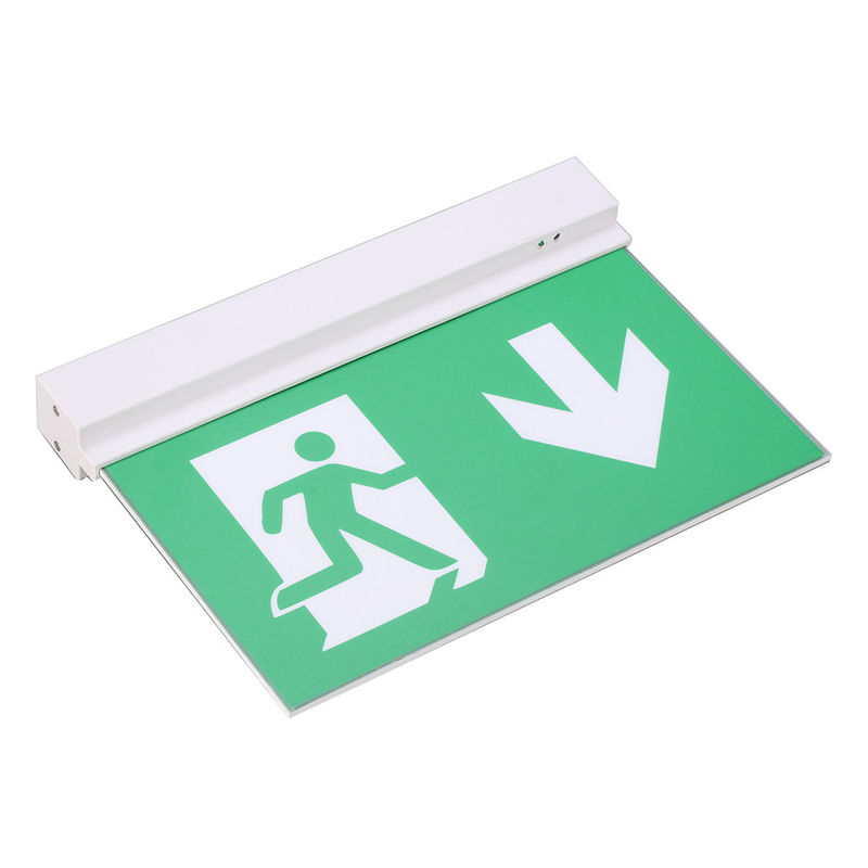 Señal de Salida de Emergencia LED Doble Cara Mantenida Batería Li-Ion 3.7V 1.5Ah L701M