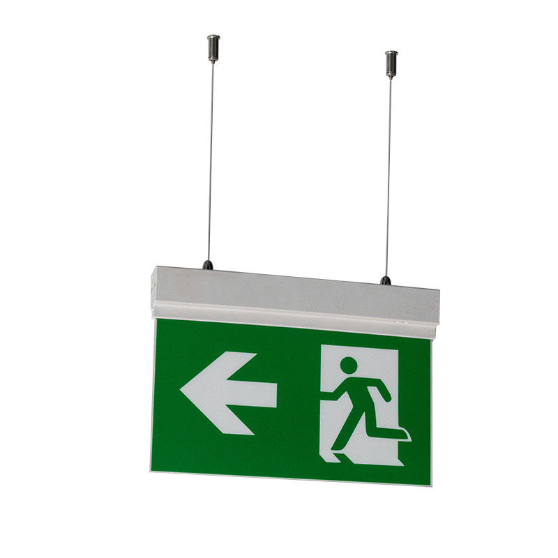 Señal de Salida de Emergencia LED Doble Cara Mantenida Batería Li-Ion 3.7V 1.5Ah L701M