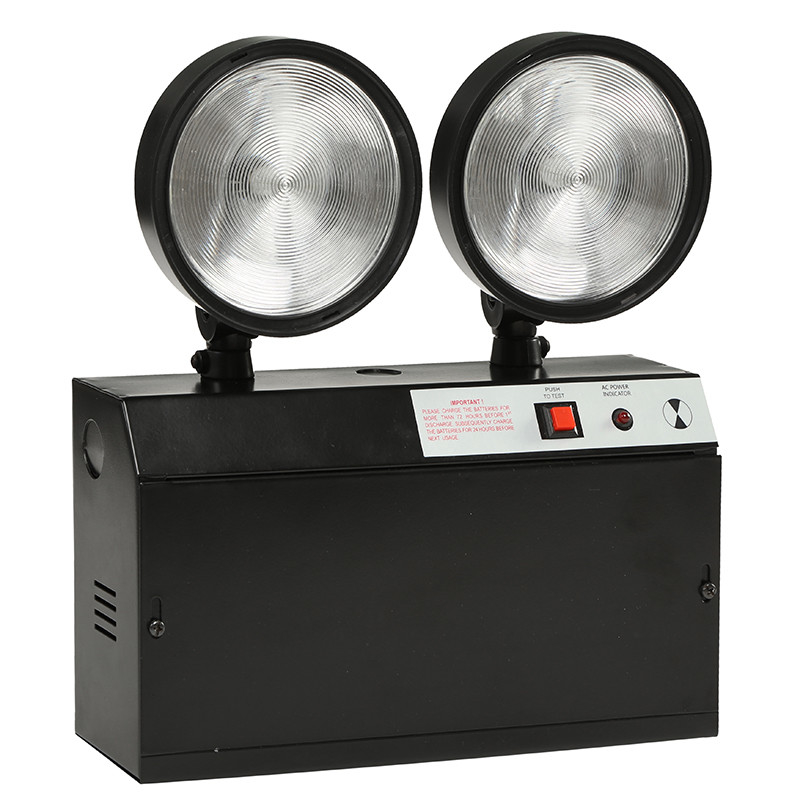 Luzes de emergencia LED Twin Spot Vida útil de la batería 3 horas 24 horas Tiempo de carga Tipo de lámpara