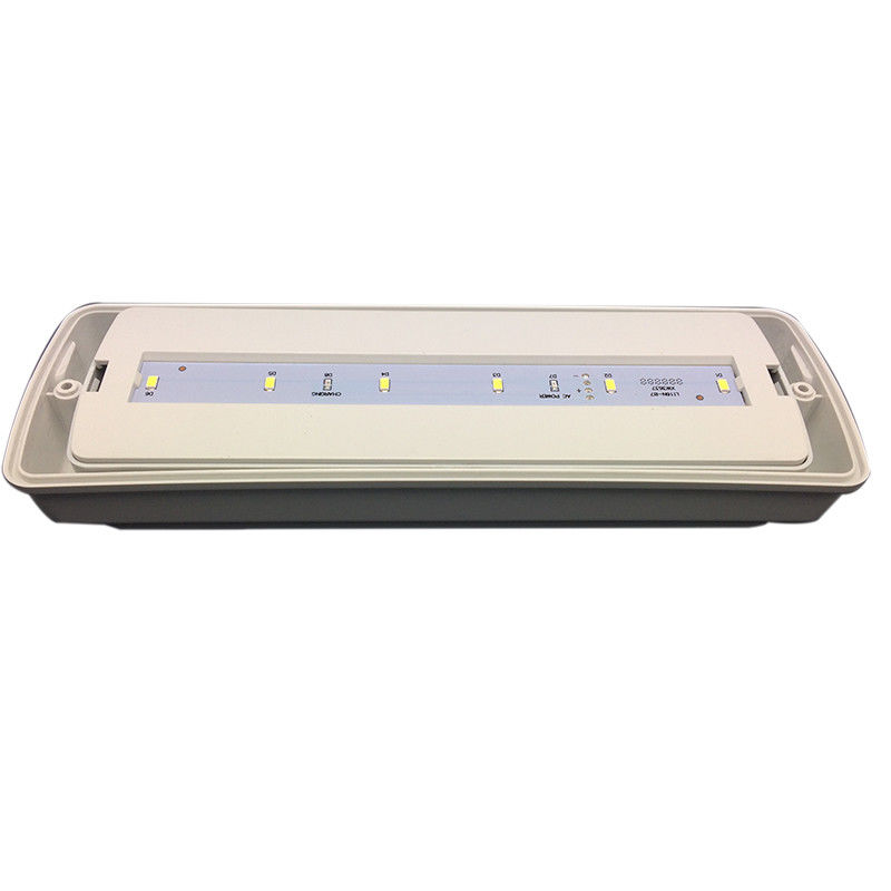 Luz de Emergencia Impermeable Tamaño Pequeño LED Batería Ni-Cd Duración 3 Horas L116N-D