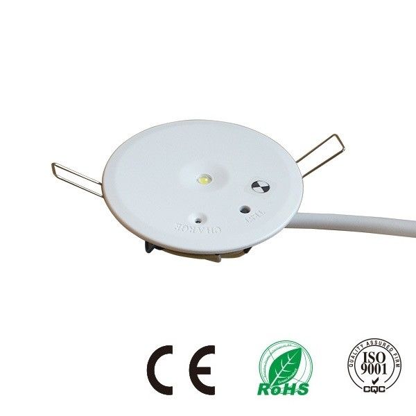 Luz de emergencia LED empotrable comercial de 220V no mantenida con batería de respaldo 1W SMD IP42 EL1-1AN