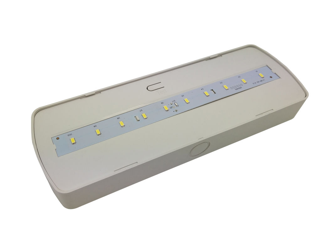 Luz de emergencia LED de techo con recubrimiento con resistencia al fuego ABS y duración de 3 horas