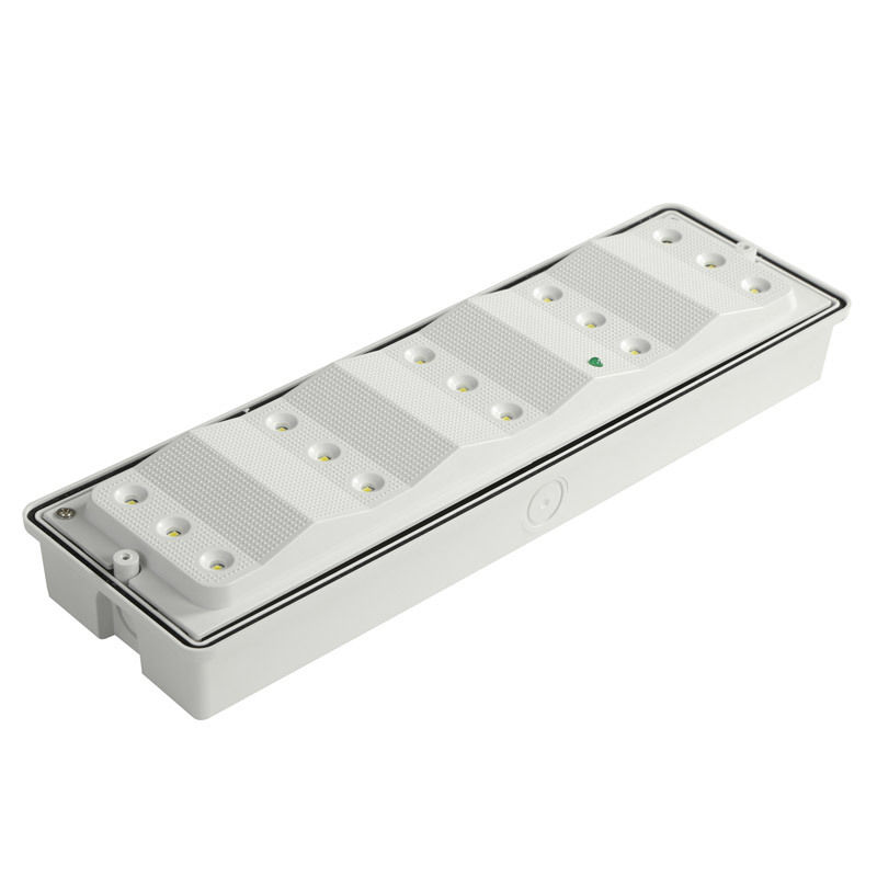 IP65 luz de emergencia LED impermeable 3W Ni Cd Batería de respaldo 15pcs 2835 SMD 6500K