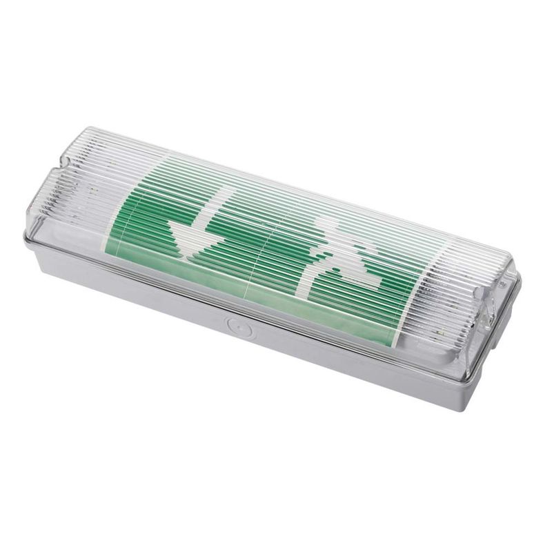IP65 luz de emergencia LED impermeable 3W Ni Cd Batería de respaldo 15pcs 2835 SMD 6500K