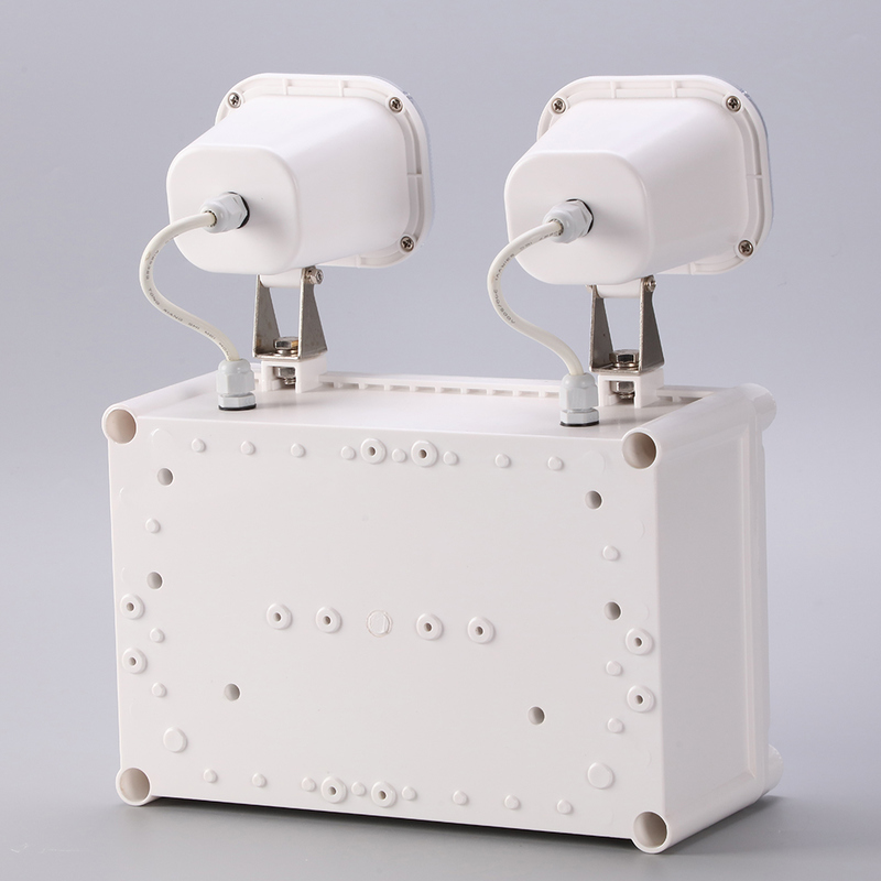 Luz de emergencia de doble punto LED de alta luminosidad 2x6W 3 años de garantía 50000 horas de vida útil