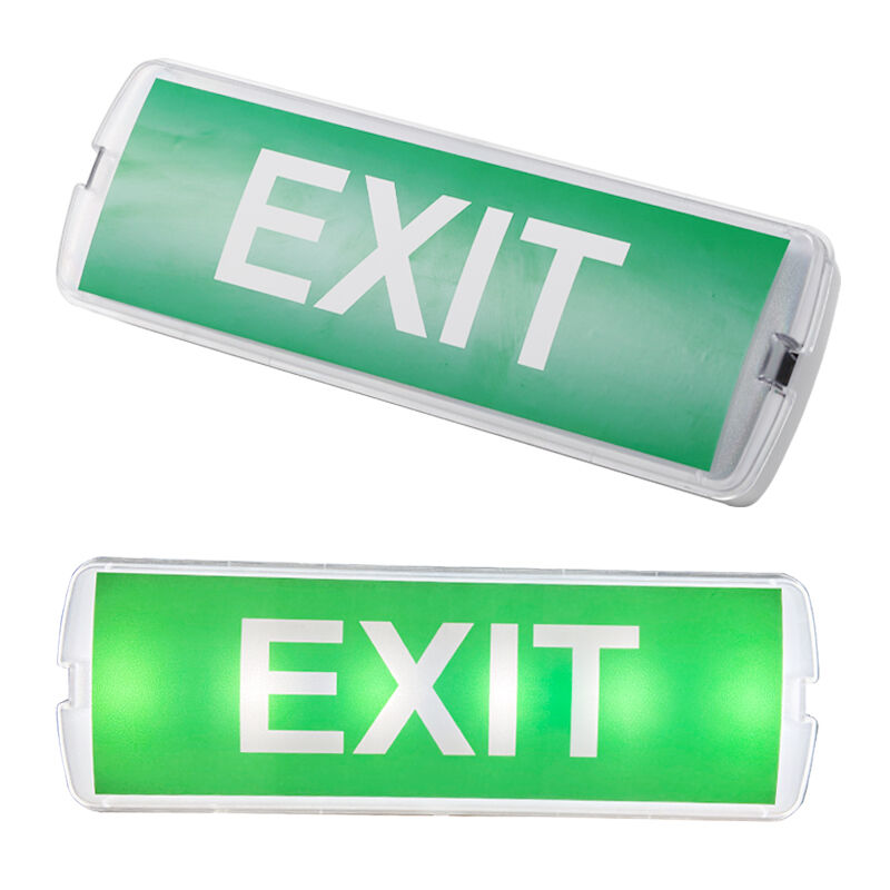 Luz LED de emergencia recargable de plástico permanente con respaldo de batería, montada en la pared, con 3 horas de respaldo y batería Ni-Cd con clasificación IP20