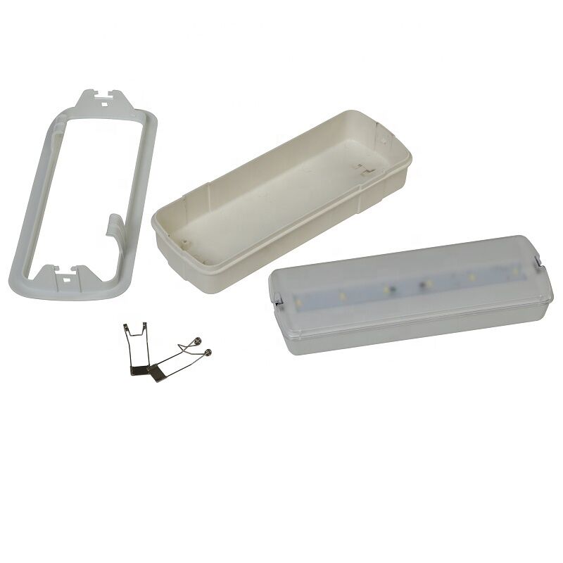 Luz de emergencia LED recargable de 3W, montada en pared y empotrada en techo, con garantía de 3 años y respaldo de 180 minutos