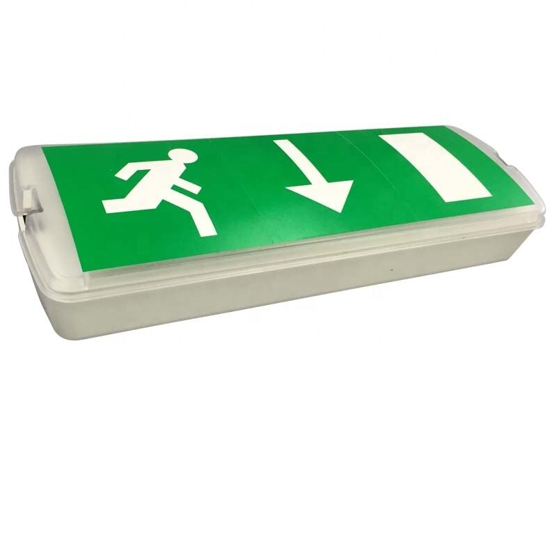 Luz de emergencia LED recargable empotrada en techo de 3W, montada en pared, con garantía de 3 años y respaldo de 180 minutos