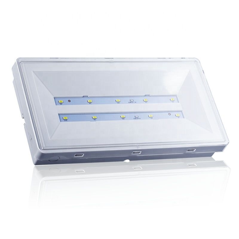 Luz de emergencia LED IP65 de 5W, aplique estanco para exteriores, 3 años de garantía, 25000 horas