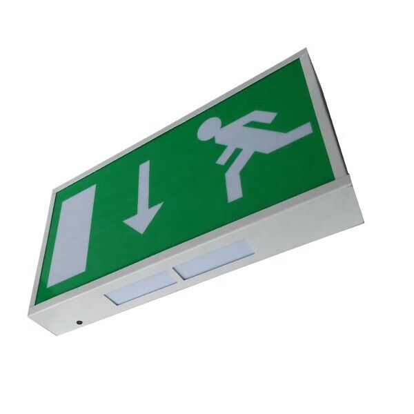 Señal de salida de emergencia LED de 3W con garantía de 3 años y luz de emergencia LED recargable de 180 minutos de tiempo de emergencia