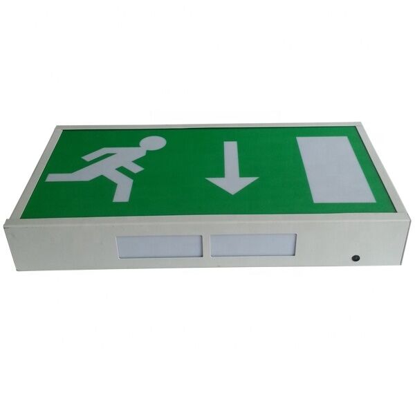 Señal de salida de emergencia LED de 3W con garantía de 3 años y luz de emergencia LED recargable de 180 minutos de tiempo de emergencia