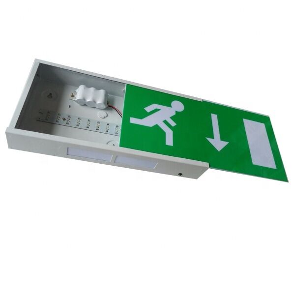 Señal de salida de emergencia LED de 3W con garantía de 3 años y luz de emergencia LED recargable de 180 minutos de tiempo de emergencia