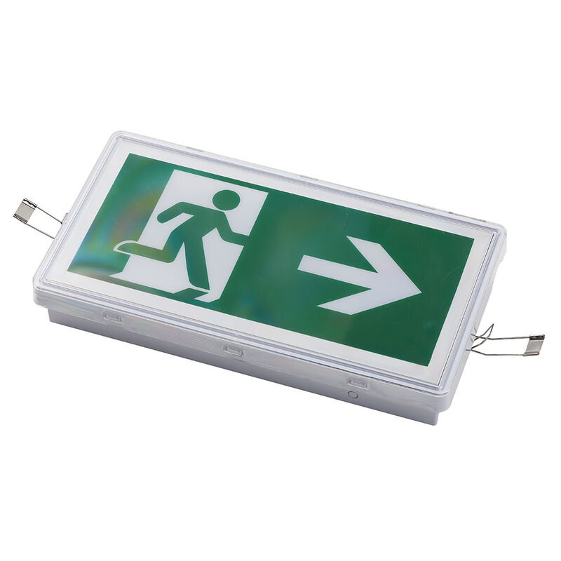 Luz de señal de salida de emergencia en el techo con batería Ni-Cd IP65 y 5730 SMD LED