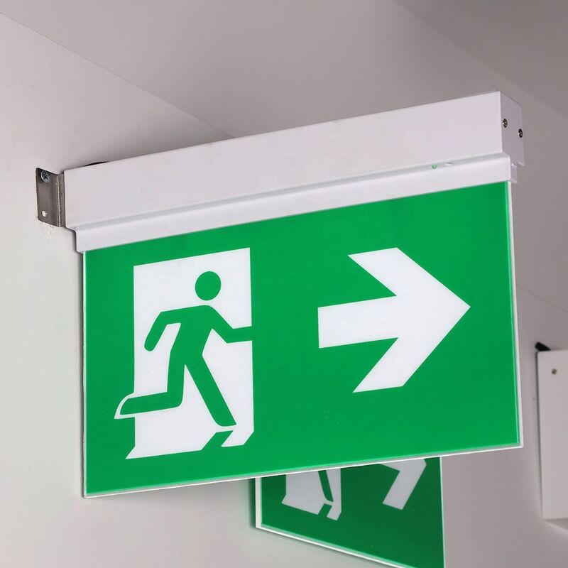 Signo de salida LED duradero con batería recargable y tiempo de emergencia de 3 horas para una fácil instalación