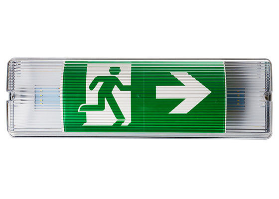 Luz de emergencia a prueba de agua con funcionamiento de 3 horas para la carcasa y la placa ABS exteriores
