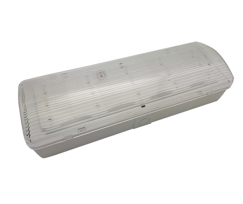 Luz de emergencia LED con carcasa ABS ignífugo con duración de 3 horas y batería de níquel-cadmio