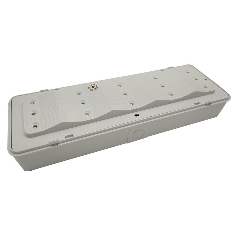 Luz de emergencia LED con carcasa ABS ignífugo con duración de 3 horas y batería de níquel-cadmio