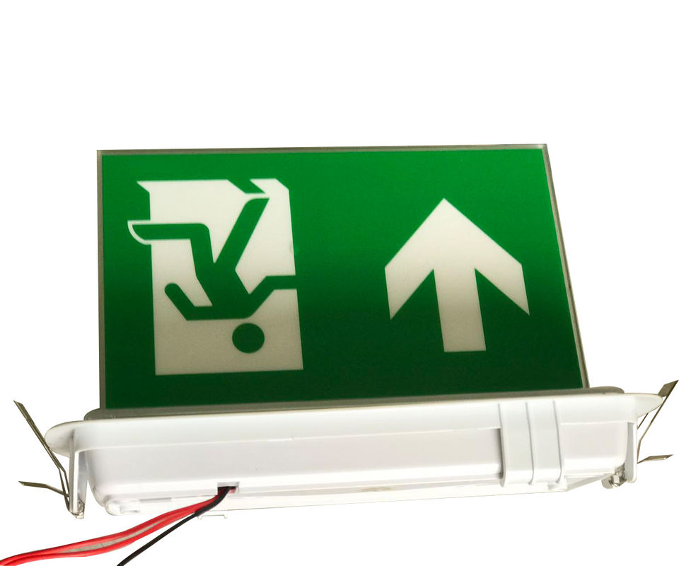 Indicador de salida de emergencia LED de doble cara con techo de pequeño tamaño L116N-E