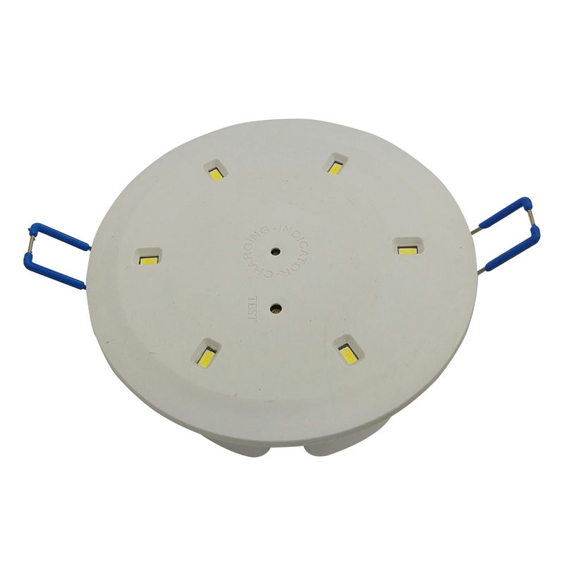 Luz de emergencia LED empotrada comercial no mantenida montada en techo con batería de respaldo de 3 horas IP20 L117N