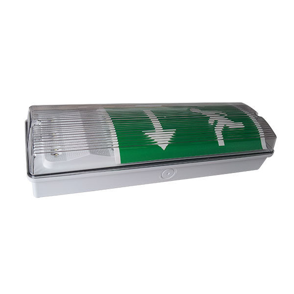 Luz de emergencia LED para exteriores impermeable IP65 con batería Ni-Cd, duración de 3 horas EL015EN