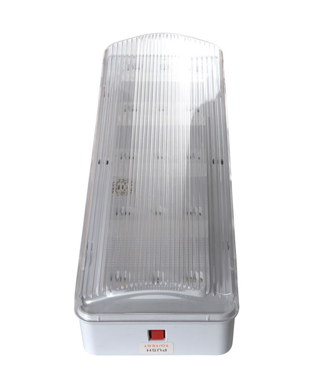 Luz de emergencia LED con carcasa ABS ignífugo con duración de 3 horas y batería de níquel-cadmio