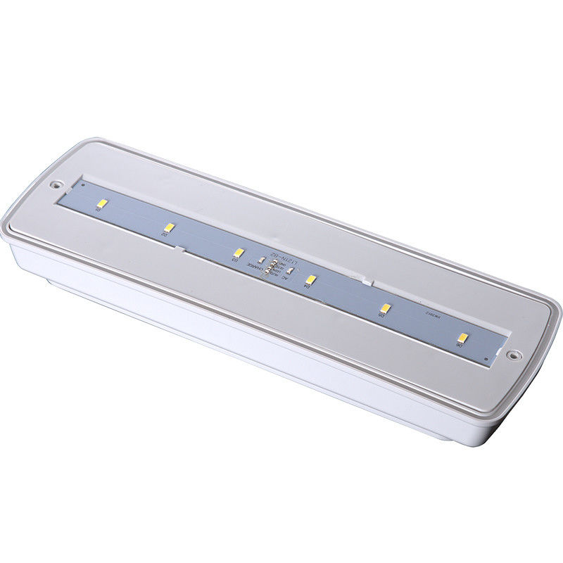 Luz de emergencia LED impermeable IP65 para lugares húmedos, duración de 3 horas, batería Ni-Cd L121N
