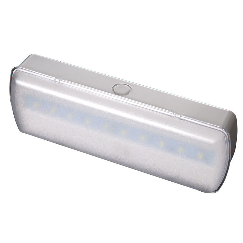 Luz de emergencia LED ABS resistente al fuego con 10 LED SMD 5730 y batería Ni-Cd de 3.6V 1.8Ah